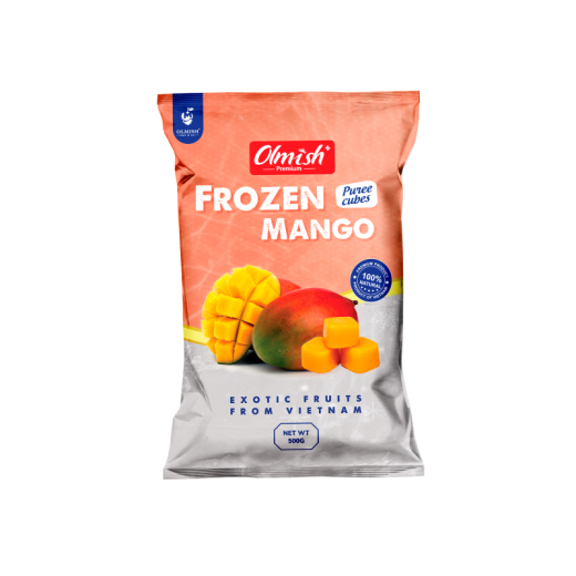 Пюре манго Olmish Premium+ (кубики) 500 г, кор 11 кг 