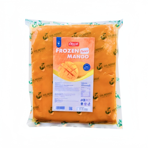 Пюре манго без волокон Olmish Premium+, 1000 г, кор 15 кг